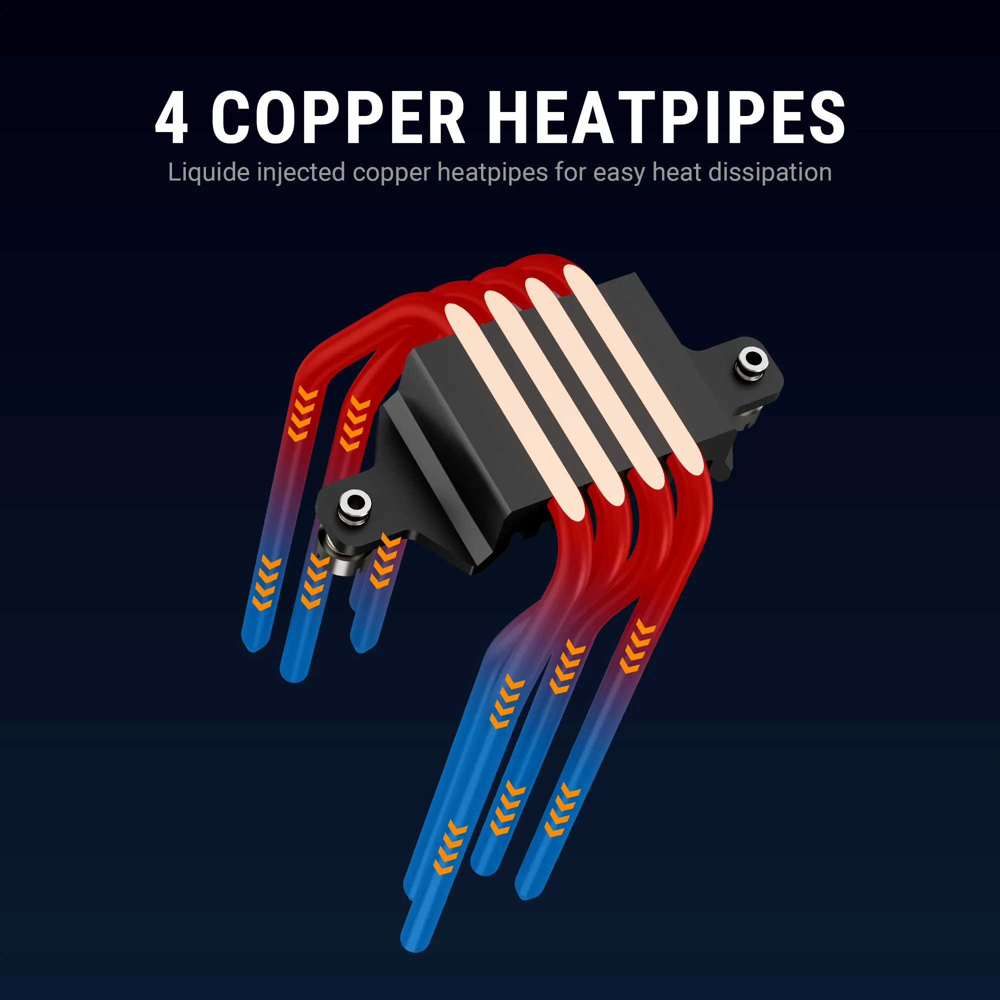 Ant Esports CPU Cooler Air V4 Digital ARGB view 4